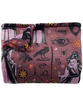 Disney's Halloween Oversized Supersoft Printed Plush “Hocus Pocus” Blanket- NWT